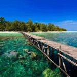 A bridge in Karimunjawa island