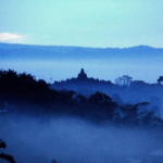 Sunrise near Borobudur