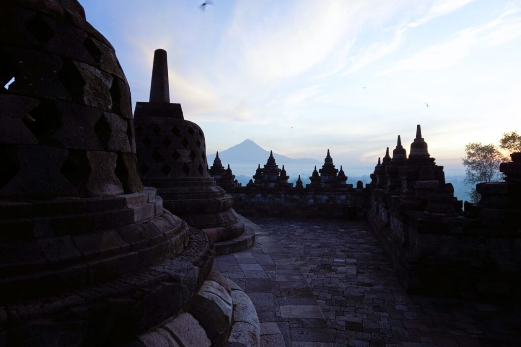 Sunrise from Borobudur