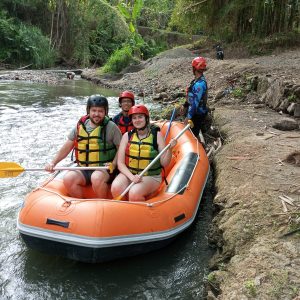 Starting river rafting