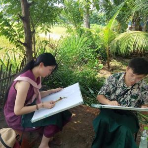 Batik painting class